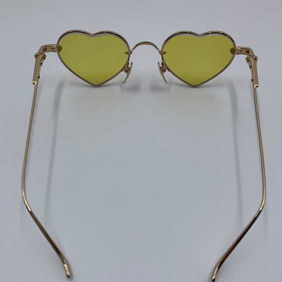 Yellow Heart Emoji Snapchat Sunglasses Meaning CHROME HEARTS “Bean